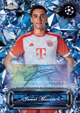 2023-24 TOPPS Chrome Sapphire Edition UEFA Club Competitions Soccer Cards - Sapphire Selections Autograph Jamal Musiala