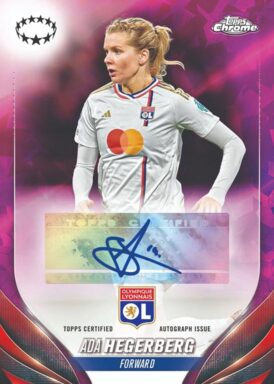 2023-24 TOPPS Chrome Sapphire Edition UEFA Women's Champions League Soccer - Base Autograph Ada Hegerberg