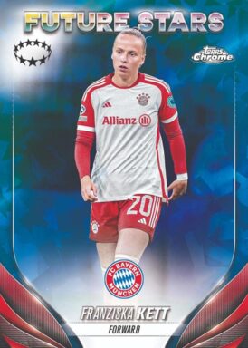 2023-24 TOPPS Chrome Sapphire Edition UEFA Women's Champions League Soccer - Base Card Franziska Kett