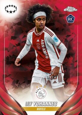 2023-24 TOPPS Chrome Sapphire Edition UEFA Women's Champions League Soccer - Base Parallel Lily Yohannes