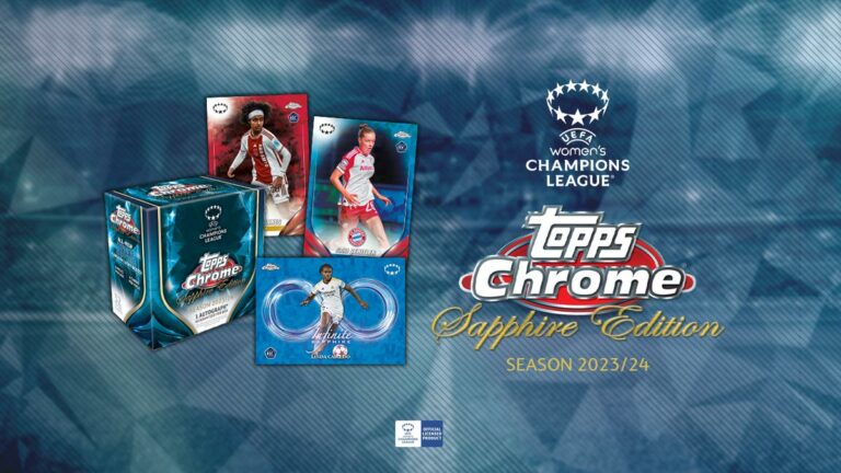 2023-24 TOPPS Chrome Sapphire Edition UEFA Women's Champions League Soccer - Header