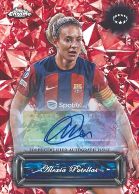 2023-24 TOPPS Chrome Sapphire Edition UEFA Women's Champions League Soccer - Sapphire Selections Autograph Alexia Putellas