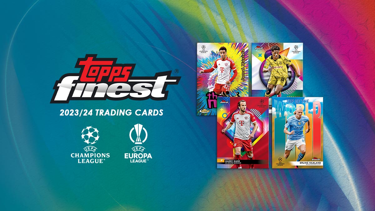 2023-24 TOPPS Finest UEFA Club Competitions Soccer Cards - Header