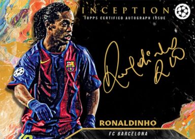 2023-24 TOPPS Inception UEFA Club Competitions Soccer Cards - Silver Signings On-Card Autograph Ronaldinho