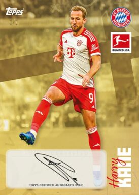 2023-24 TOPPS International Stars Bundesliga Soccer Cards - Base Autograph Harry Kane