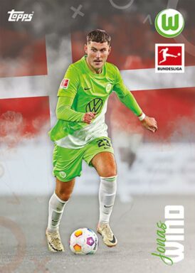 2023-24 TOPPS International Stars Bundesliga Soccer Cards - Base Card Jonas Wind