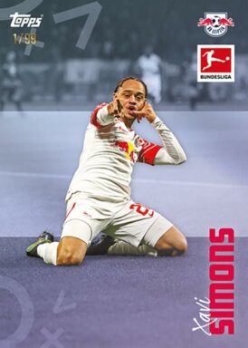 2023-24 TOPPS International Stars Bundesliga Soccer Cards - Base Parallel Xavi Simons