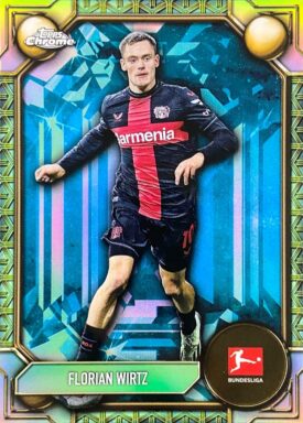 2023-24 TOPPS Jade Edition Bundesliga Soccer Cards - Chrome Jadeit Emerald Insert Florian Wirtz