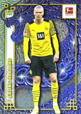 2023-24 TOPPS Jade Edition Bundesliga Soccer Cards - Dragonheart Insert Erling Haaland