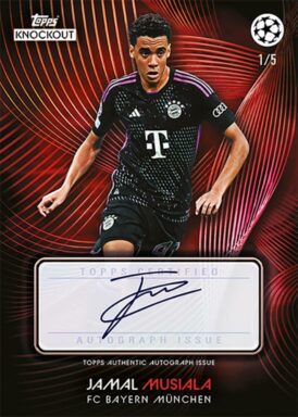 2023-24 TOPPS Knockout UEFA Champions League Soccer - Current Stars Autograph Jamal Musiala