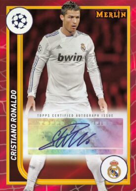 2023-24 TOPPS Merlin Chrome UEFA Club Competitions Soccer Cards - Base Autograph Cristiano Ronaldo