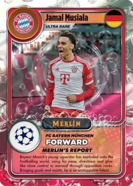 2023-24 TOPPS Merlin Chrome UEFA Club Competitions Soccer Cards - Merlin's Gamers Insert Jamal Musiala