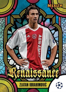 2023-24 TOPPS Merlin Chrome UEFA Club Competitions Soccer Cards - Renaissance Insert Zlatan Ibrahimovic