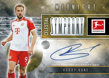 2023-24 TOPPS Midnight Bundesliga Soccer Cards - Celestial Symphony Autograph Harry Kane