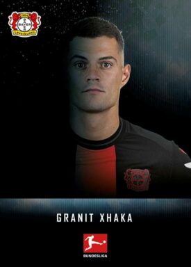 2023-24 TOPPS Midnight Bundesliga Soccer Cards - Twilight Insert Granit Xhaka