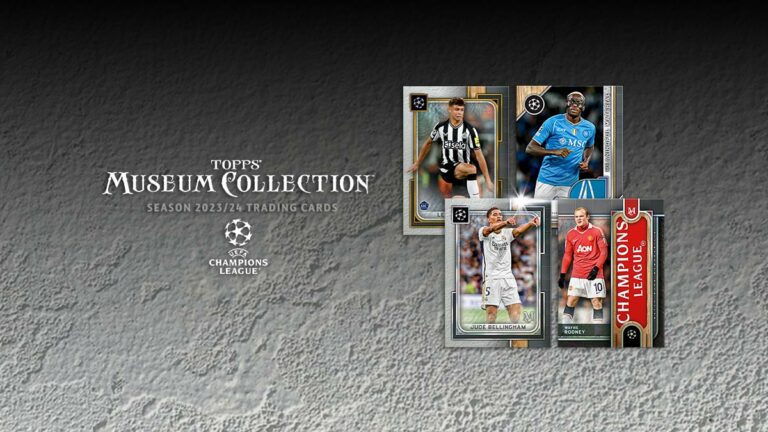 2023-24 TOPPS Museum Collection UEFA Champions League Soccer Cards - Header