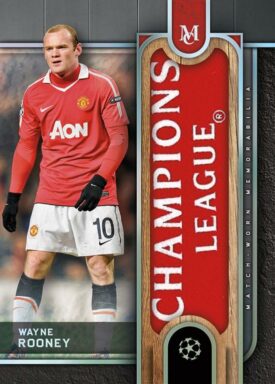 2023-24 TOPPS Museum Collection UEFA Champions League Soccer Cards - Momentous Material Prime Patch Relic Wayne Rooney
