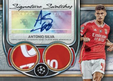 2023-24 TOPPS Museum Collection UEFA Champions League Soccer Cards - Single Player Signature Swatches Dual Relic Antonio Silva