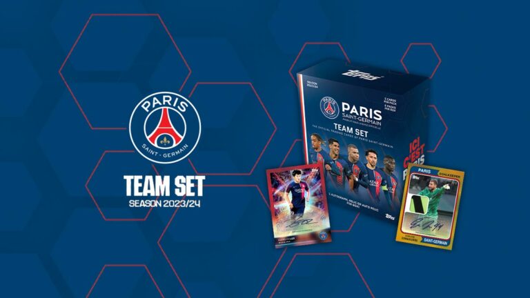 2023-24 TOPPS Paris Saint-Germain Official Team Set Soccer Cards - Header