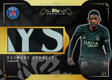 2023-24 TOPPS Premium Black & White Edition Paris Saint-Germain Soccer Cards - Premium Black Relic Ousmane Dembele