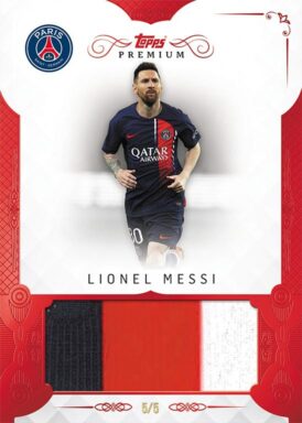 2023-24 TOPPS Premium Black & White Edition Paris Saint-Germain Soccer Cards - Premum Relic Lionel Messi