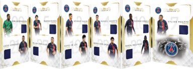 2023-24 TOPPS Premium Black & White Edition Paris Saint-Germain Soccer Cards - Starting XI Relic Book Card