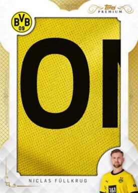 2023-24 TOPPS Premium Borussia Dortmund Soccer Cards - Nameplate Relics Niclas Füllkrug