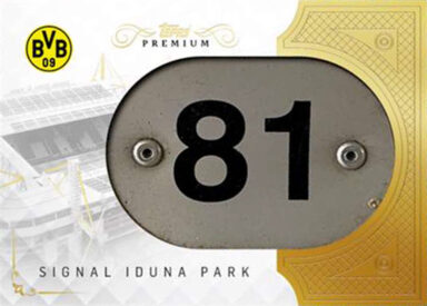 2023-24 TOPPS Premium Borussia Dortmund Soccer Cards - Stadium Relic Card
