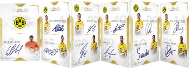 2023-24 TOPPS Premium Borussia Dortmund Soccer Cards - Starting XI Autograph Book