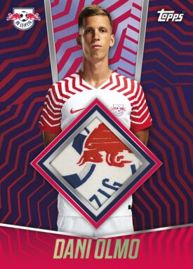 2023-24 TOPPS RB Leipzig 100% Official Team Set Soccer Cards - Relic Card Dani Olmo