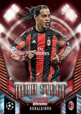 2023-24 TOPPS Stadium Club Chrome UEFA Champions League Soccer Cards - Main Stage Insert Ronaldinho