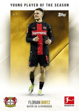 2023-24 TOPPS Stars of the Season Bundesliga Soccer Cards - End of the Season Awards Florian Wirtz