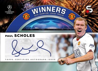2023-24 TOPPS Superstars UEFA Club Competitions Soccer Cards - True Champions Edition Autograph Paul Scholes
