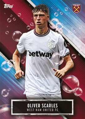 2023-24 TOPPS West Ham United Official Team Set Soccer Cards - Academy of Football Oliver Scarles