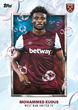 2023-24 TOPPS West Ham United Official Team Set Soccer Cards - First Team Mohammed Kudus