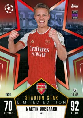 TOPPS UEFA Club Competitions Match Attax 2023/24 Trading Card Game - Stadium Star Limited Edition Card