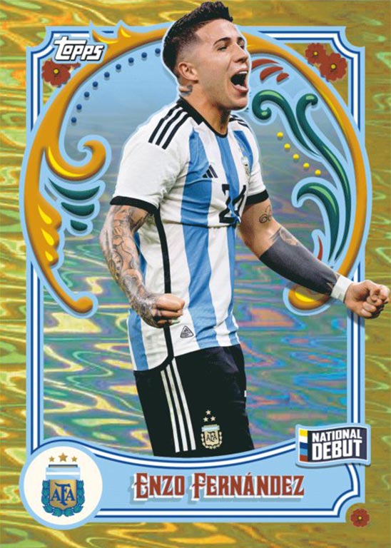 2023 TOPPS Argentina Fileteado Soccer Cards | collectosk