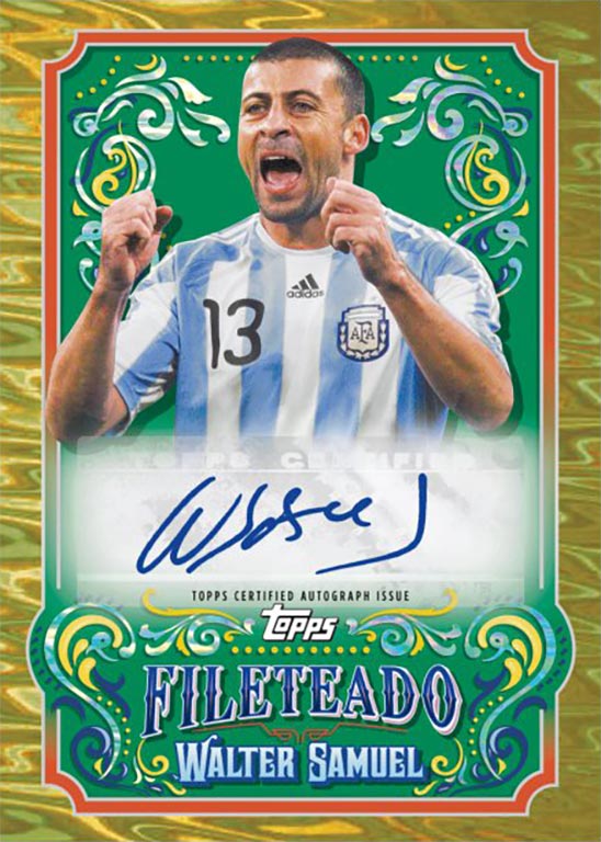 2023 TOPPS Argentina Fileteado Soccer Cards collectosk