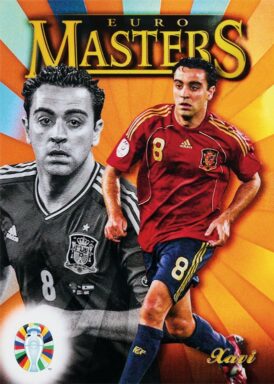 2023 TOPPS Finest Road to UEFA Euro 2024 Soccer Cards - Euro Masters Insert Xavi