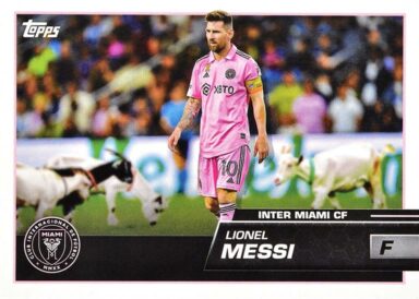 2023 TOPPS Major League Soccer Cards - Base Variation Lionel Messi