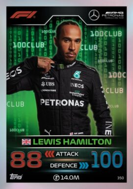 Topps F1 Turbo Attax 2023 Trading Card Game - 100 Club Lewis Hamilton