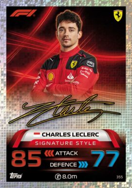 Topps F1 Turbo Attax 2023 Trading Card Game - Signature Styl Charles Leclerc