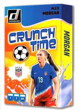 2024-25 PANINI Donruss Soccer Cards - Crunch Time Insert Alex Morgan