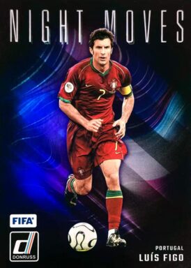 2024-25 PANINI Donruss Soccer Cards - Night Moves Insert Luis Figo