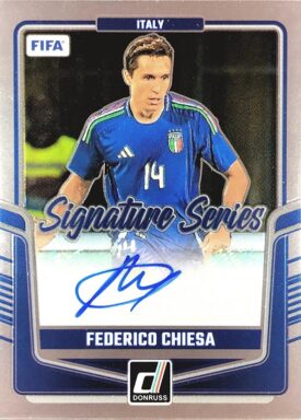 2024-25 PANINI Donruss Soccer Cards - Signature Series Autograph Federico Chiesa