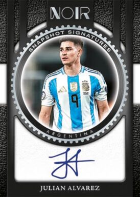 2024-25 PANINI Noir Soccer Cards - Snapshop Signatures Julian Alvarez