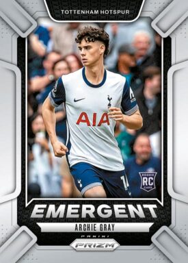 2024-25 PANINI Prizm Premier League Soccer Cards - Emergent Insert Archie Gray