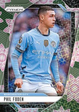 2024-25 PANINI Prizm Premier League Soccer Cards - Lotus Flower Base Parallel Phil Foden