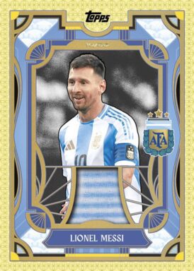 2024-25 TOPPS Argentina Official Team Set Soccer Cards - Argentine Tango Relic Lionel Messi