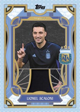 2024-25 TOPPS Argentina Official Team Set Soccer Cards - Argentine Tango Relic Lionel Scaloni